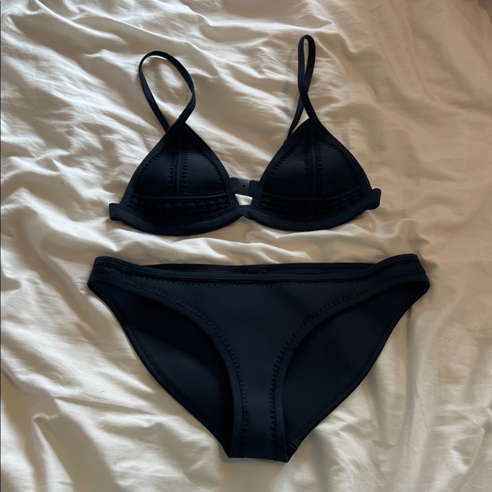 Triangl Swimwear Navy Bikini Set